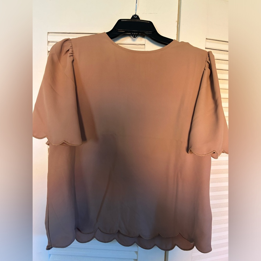 Tan express blouse